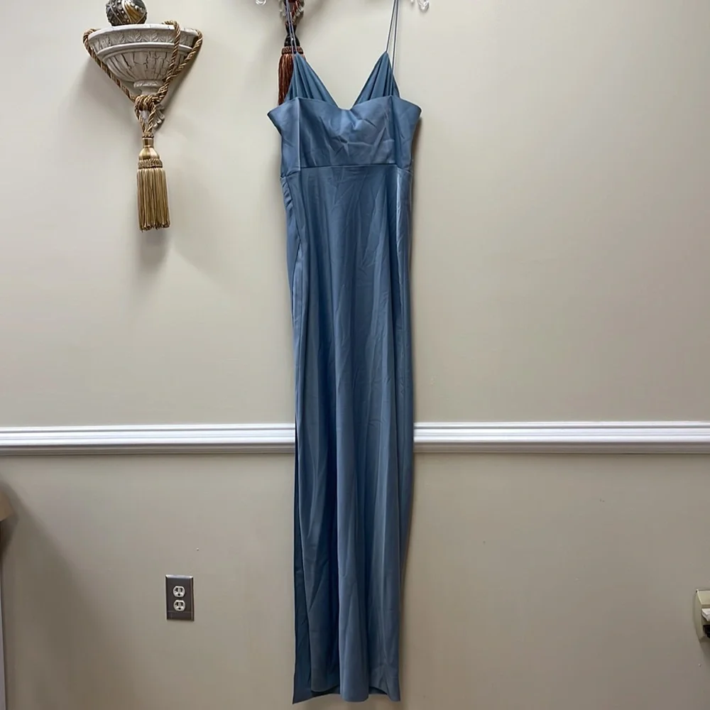 New Women’s BHLDN Freya Satin Charmeuse Dress By Anthropologie!!🔥🔥🔥 - Picture 11 of 16